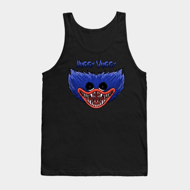 Huggy Wuggy Tank Top by DeathAnarchy